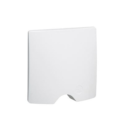 Sortie de câble IP44 dooxie livrée complète avec plaque finition blanc