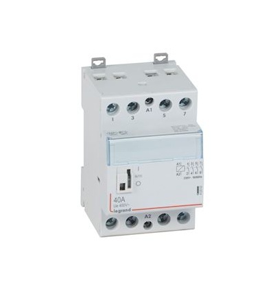 Contacteur de puissance CX³ bobine 230V 4P 250V 40A 4F 3 modules