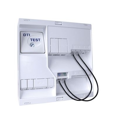 Tableau de communication NÉO Grd1 4 RJ45 DTI filtre TV 2S