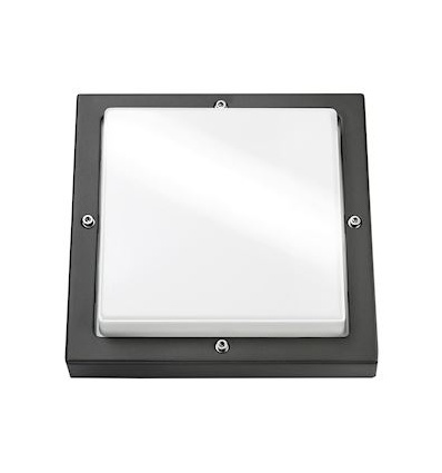 APPLIQUE MURALE INTÉRIEUR ET EXTÉRIEUR BASSI GRAPHITE E27 classe I IP65 - SG Lighting