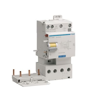 Bloc différentiel double sortie 3PN 25A 30mA type AC