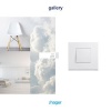 Plaque gallery plastique injecté 4 postes horizontale 71mm pure