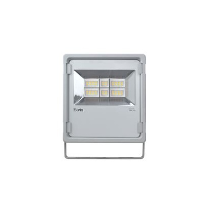 TWISTER 3 Proj Ext IP65 IK08 gris 90DEG LED intégré 100W 3000K 12000lm