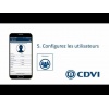 Clavier codé Digicode Bluetooth Rétroéclairé 3 relais déporté 100 codes 1224V