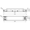 Ballast élec fluo ELXc 236 208 pour T8 2x1836W