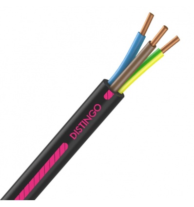 Cable rigide R2V Distingo cuivre 3G1,5 couronne 25m - NEXANS - U-1000 R2V DISTINGO