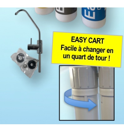 Module Combiné 3 Filtres EASYCART® TRIO à montage rapide- Aquahyper