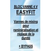 Bloc Vanne 4 voies DN 50 FF 2’’ « EASYFIT » en bronze pour MIXING et BYPASS COMPLET de l’adoucisseur - Aquahyper