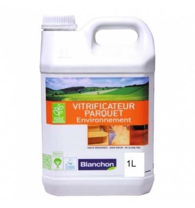 Vitrificateur parquet environnement, incolore satiné, bidon de 1 litre