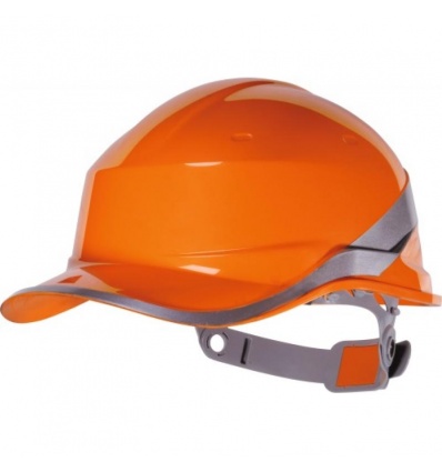 Casque de chantier fluo BASEBALL DIAMOND 5 blanc