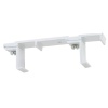 Supports de plafond Duralac double en aluminium finition blanc