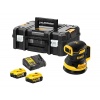 Ponceuse excentrique Brushless XR sans fil Dewalt DCW210NT 18 V 2 batteries 5 Ah chargeur TSTAK