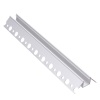 Profil aluminium Deoline W pour bande LED à enduire pour plaque de plâtre 2 m mural angle intérieur