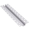 Profil aluminium Deoline W pour bande LED à enduire pour plaque de plâtre 2 m mural angle intérieur