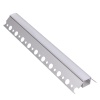 Profil aluminium Deoline W pour bande LED à enduire pour plaque de plâtre 2 m mural angle intérieur