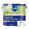 Peinture acrylevis satin teinte blanc bidon de 1 L