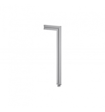 Colonne daménagment ClosIt fixation murale 2285 x 60 x 27 mm finition gris alu