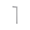 Colonne daménagment ClosIt fixation murale 2285 x 60 x 27 mm finition gris alu