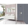 Pack habillage mural Decofast Gris Perle pour receveur 90x90 cm 2 plaques 2000 x 900 mm profilés dangle et finition