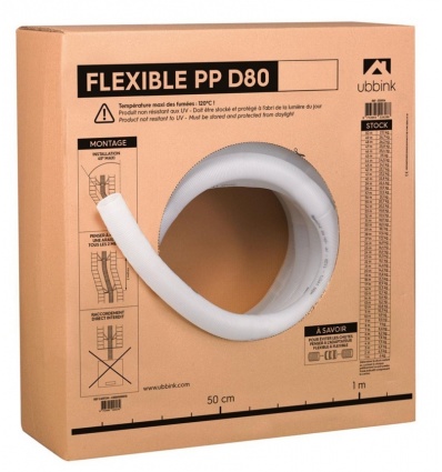 Conduit flexible Renolux Chemilux Condensation D80 Ubbink 716001