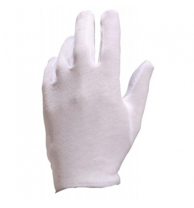 GANTS COTON BLANC T8