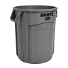 Collecteur BRUTE Alimentaire polyéthylène blanc de 757 l avec conduits daération