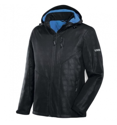 Veste softshell 9890 coloris noirbleu taille S