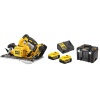 Scie circulaire sansfil XR Dewalt DCS572P2 18 V 2 batteries 5 Ah chargeur coffret TSTAK