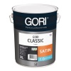 Peinture acrylique murs et plafonds Gori Classic satin pastel blanc morzine bidon de 3l