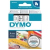 Ruban D1 pour étiqueteuses DYMO LabelManager 160 et 420P cassette largeur 12mm longueur 7m ruban rouge texte noir