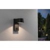 Applique murale extérieure LED Capea 6 W IP44 3000K alu noir avec détecteur de mouvement