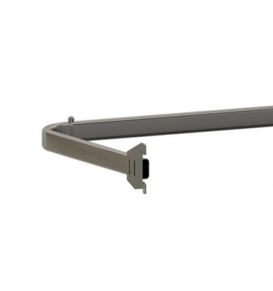 Barre de penderie pour profil Swing largeur 990 mm x profondeur 150 mm chromé