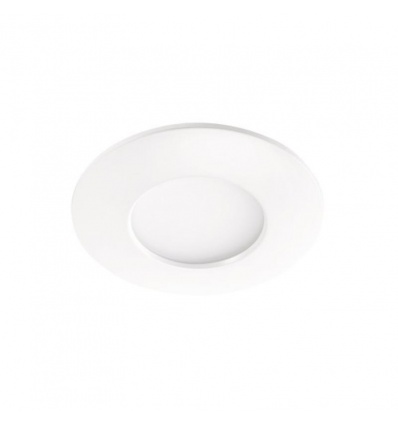 Spot encastré fixe Aquaflat 6 W 3000K IP65 blanc