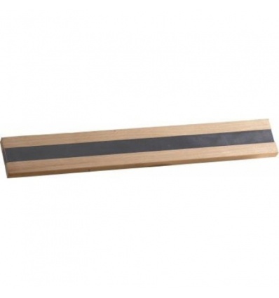 Portecouteaux Lineasoft finition chêne moyen 8 couteaux 450 x 65 x 26 mm