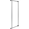 Kit de cadre pour meuble de cuisine Tandem Side hauteur 800 x largeur 600 mm finition anthracite 2 étagères