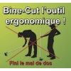 BineCut manche bois 3 lames adaptables