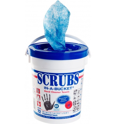 Lingettes nettoyantes Jelt Scrubs désincrustantes 72 pièces