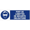 Rectangle rigide Port de lunettes obligatoire