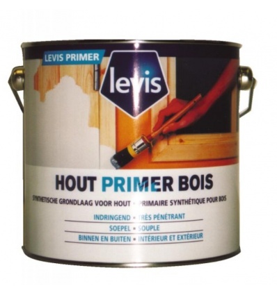 Primaire bois Hout Primer Bois teinte blanc boîte de 1 litre