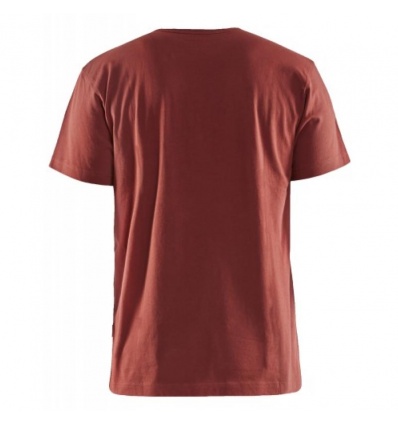 Tshirt imprimé 3D rouge brique taille S