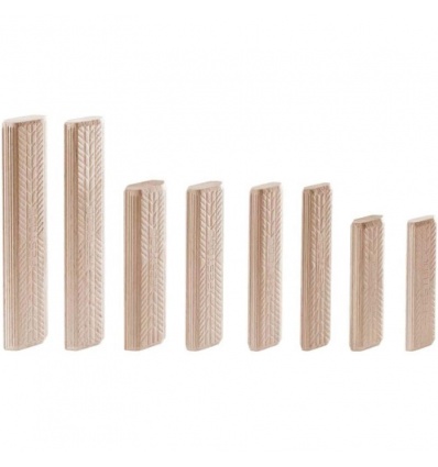 Domino en hêtre Ø 12X14090 mm BU carton de 90 pièces