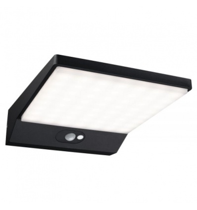 Applique solaire LED Wall Lamp à détection 5 W 3000K 320 lm IP44 gris foncé