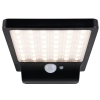 Applique solaire LED Solveig à détection 48 W 3000K 300 lm IP44 noir