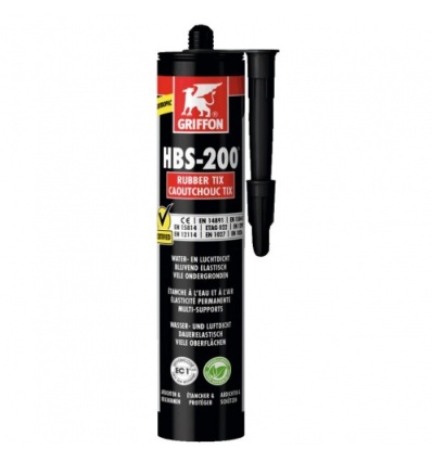 Enduit de protection universel HBS200 caoutchouc pour étanchéifier à leau et à lair cartouche de 310g