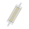 Lampe LED Line R7s claire 95 W 1055 lm 2700K gradable