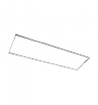 Cadre saillie pour dalle LED King 600x600 mm aluminium laqué blanc