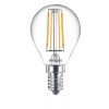 Lampe LED lustre P45 filament E14 43 W 470 lm 2700K clair