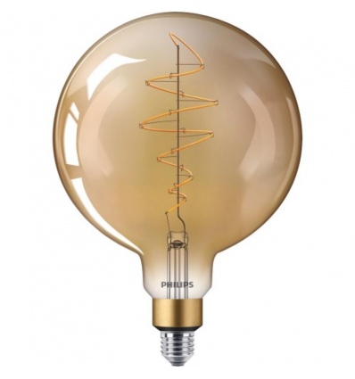 Lampe LED giant globe filament E27 7 W 470 lm ambré 1800K gradable