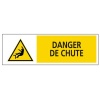 Rectangle rigideDanger de chute