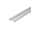 Ferrures P100 pour portes de meubles Rail bas P100 argent satiné long 5140 mm